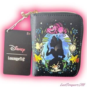 Loungefly Disney Alice In Wonderland Cameo Mini Zipper Wallet